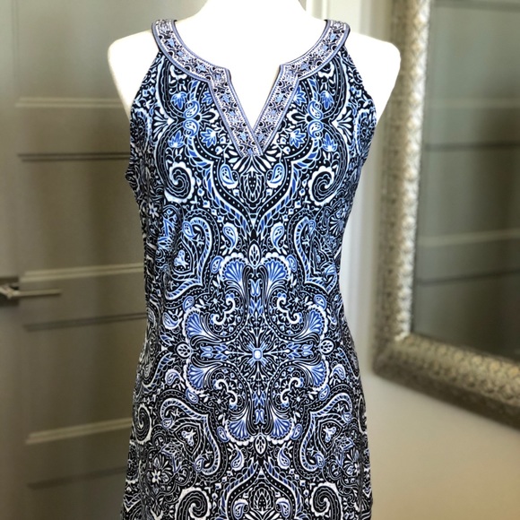 WHBM PAISLEY PRINT MINIDRESS Small - Picture 5 of 7